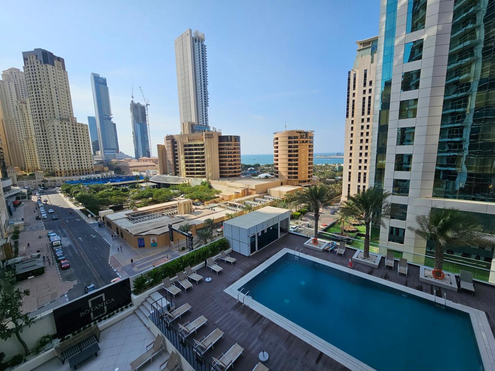 New Renovated Modern 1 Bedroom Dubai Marina Bagian luar foto