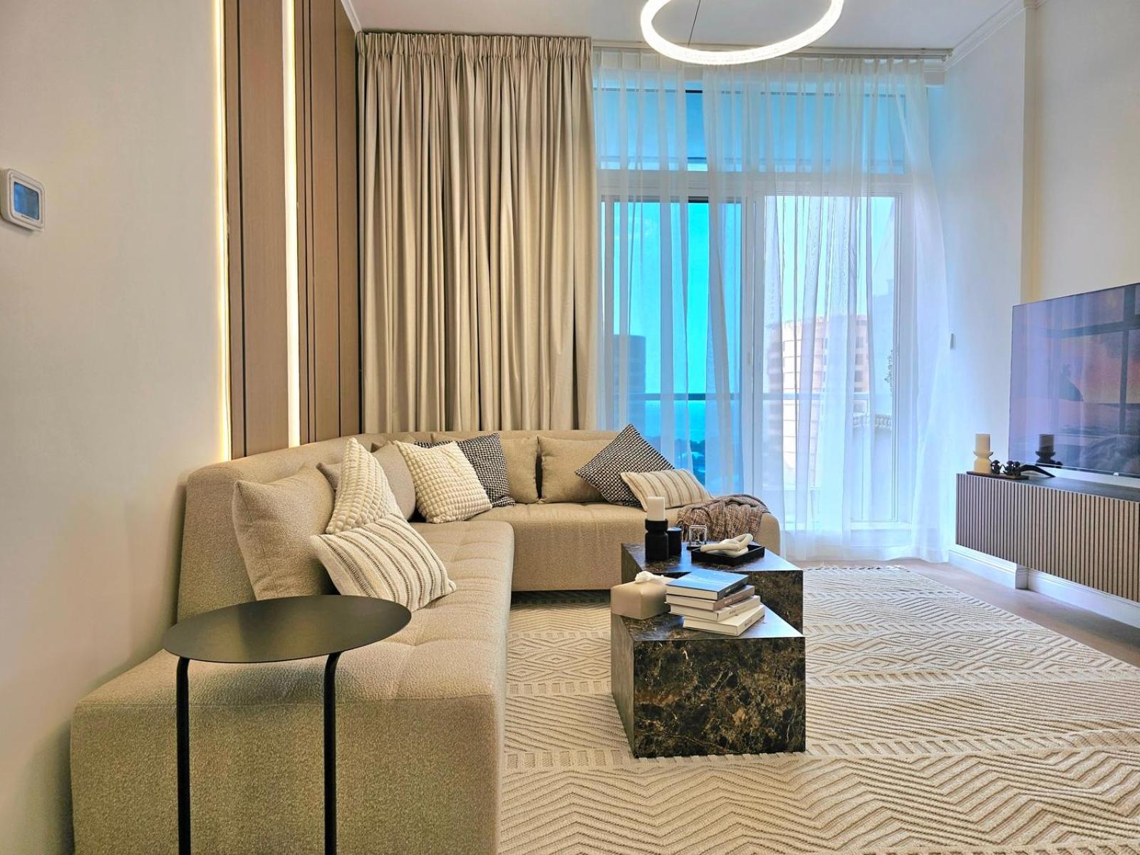 New Renovated Modern 1 Bedroom Dubai Marina Bagian luar foto